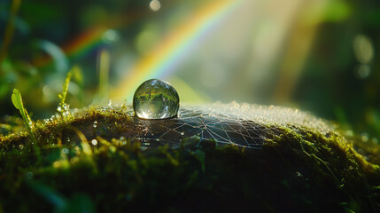 drop of dew on the grass