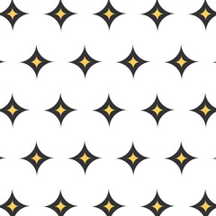 Star Pattern Vector: Repeating Geometric Tile Design
