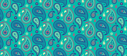 Leaf interior ornament springtime. Classic feminine, tissue flower. Indian abstract in paisley pattern.