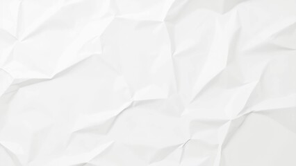 Fototapeta premium White Crumpled Wrinkled Paper Poster Texture Background with Creases and Glue