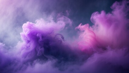 Naklejka premium A purple and pink fog or smoke overlay designed to create unique effects on photos and designs.