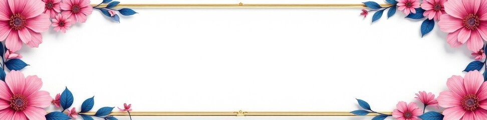 Intricate pink, blue, gold frame, white background , background, antique, pastel