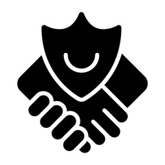 Team Trust Solid Solid Icon