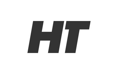 HT Techno Editable Font Logo For Corporate Branding. Bold, Futuristic Design With Unique Typographic Ideas. Minimal Custom Type And Dynamic Letter