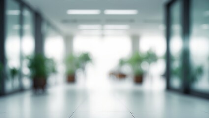 Fototapeta premium Faded pristine white office floor background