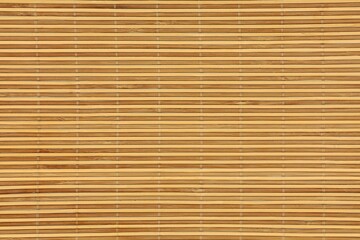 Wooden, horizontal slats. Placemat. Wooden background.