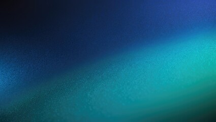Obraz premium Dark violet, blue, petrol, teal, and jade green abstract backdrop. Ombre color gradient with blurred effect. Rough grainy texture. Neon glow with metallic sparkle.
