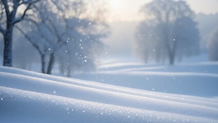 Obraz premium Winter Christmas scenery