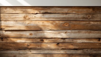 Naklejka premium Wooden Barrier