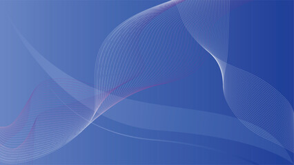 Modern Futuristic Blue Line Shaped Background