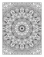 Printable Intricate Mandala Coloring Page for Adults and Kids
