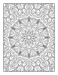 Printable Intricate Mandala Coloring Page for Adults and Kids