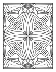 Printable Intricate Mandala Coloring Page for Adults and Kids