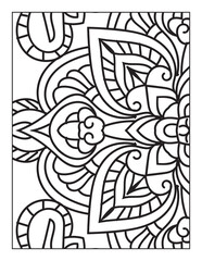 Printable Intricate Mandala Coloring Page for Adults and Kids