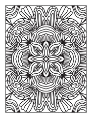 Printable Intricate Mandala Coloring Page for Adults and Kids