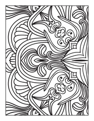 Printable Intricate Mandala Coloring Page Illustrations