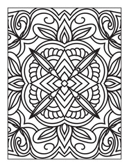 Printable Intricate Mandala Coloring Page Illustrations