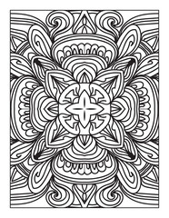 Printable Intricate Mandala Coloring Page Illustrations