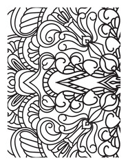 Printable Intricate Mandala Coloring Page Illustrations