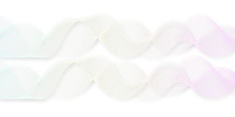 abstract wave element for design pink and white. Design template for cover, business. Abstract dynamic color lines, waves. Vector geometric backgrounds.	