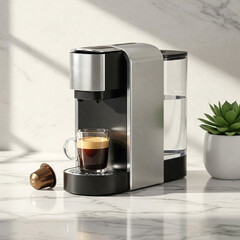 Home Barista Setup Single Serve Marble