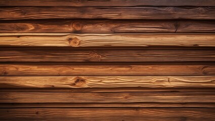 Naklejka premium Background texture of a wooden wall in burnt brown, unpainted