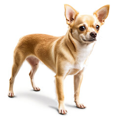Obraz premium chihuahua dog isolated on transparent background