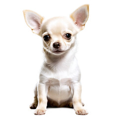 Obraz premium chihuahua puppy isolated on transparent background