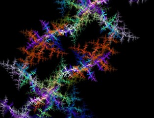 Imaginatory fractal abstract background Image