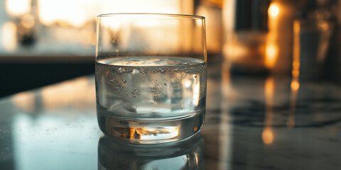 Glass Of Water On A Table