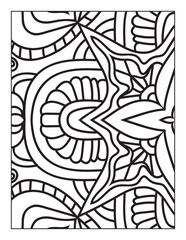 Intricate Printable Mandala pattern coloring page for adults and kids