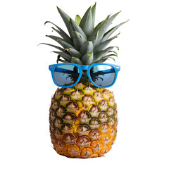 pineapple with sunglasses