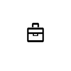 Briefcase black icon
