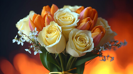 Bouquet of Roses and Tulips (14)