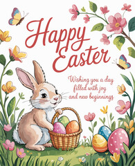 Heartfelt Greeting to Celebrate Easter Sunday with Joy, Faith, and the Spirit of Renewal

