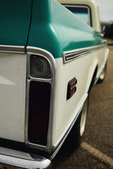 an old Chevrolet pickup truck