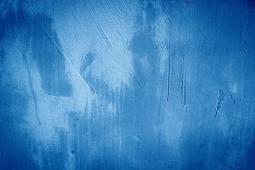 blue concrete or cement material in abstract wall background texture.