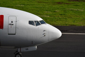 PLANE TAKING OFF AND LANDING FROM THE PLANE, ROLLING ON THE RUNWAY