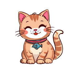 A lucky cat, vector, illustrator 