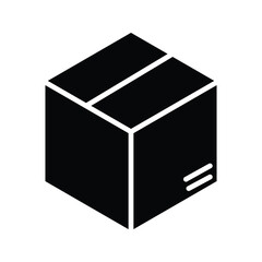 Box delivery icon with modern, minimal design. Perfect for logistics, shipping, courier, and e-commerce platforms. High-quality vector, fully scalable and easy to customize.