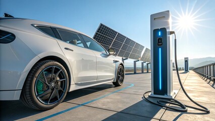 Electric car charging station