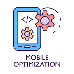 Mobile Optimization – Smartphone Representing Mobile-Friendly Web Design