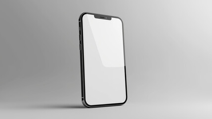 スタイリッシュなベゼルレススマートフォン、モックアップイメージ