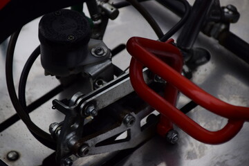 Fototapeta premium Go kart peças de mecânica