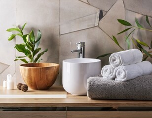 Fototapeta premium modern bathroom design