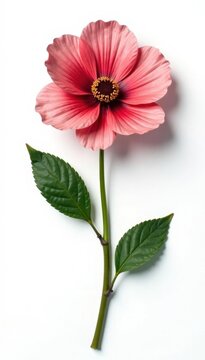 Large isolated flower on white background with subtle shadows, flowerphotography, bigflower, isolatedflowerwhite