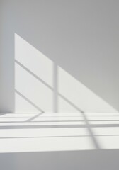 Obraz premium 白い背景の部屋の中の背景。コピースペース