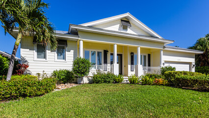 Luxury House Exterior on Marco Island Florida