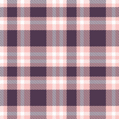 Fire pale rose and Iridescent white Seamless Tartan Fabric Design