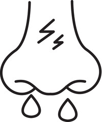 nose allergic icon 